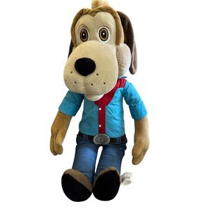 Jasper T Jowls Chuck E Cheese Hound Dog Stuffed Plush 20” Tall Show Biz Pizza